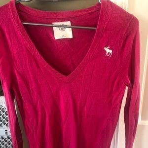Pink Abercrombie and Fitch sweater